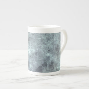Grey abstract grunge digital graphic art design bone china mug