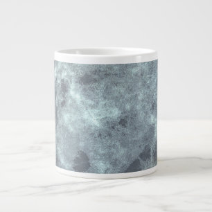 Grey abstract grunge digital graphic art design large coffee mug
