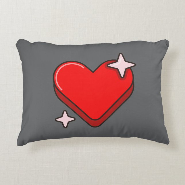  Grey Accent Pillow  (Front)
