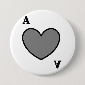 Grey Ace 7.5 Cm Round Badge