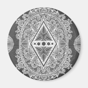 Grey, Age of awakening, bohemian, newage Magnet