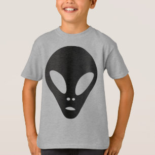 Grey Alien Face - The Greys T-Shirt