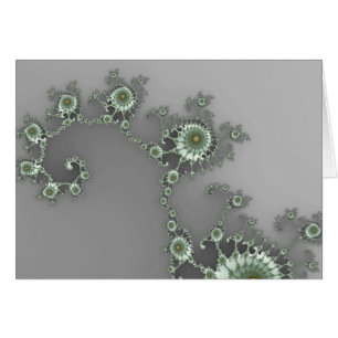 Grey Alien - Fractal Card
