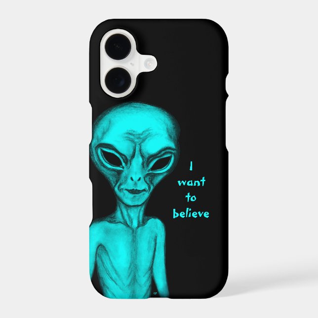 Grey Alien , I want to believe (Back)
