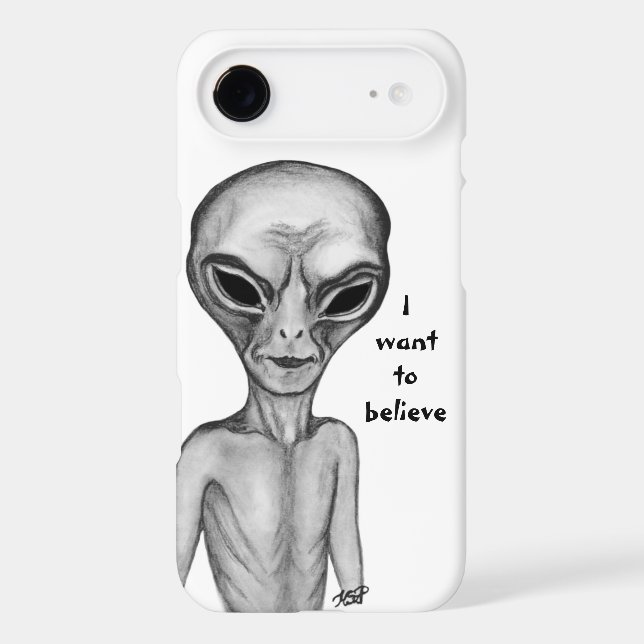 Grey Alien , I want to believe (Back)
