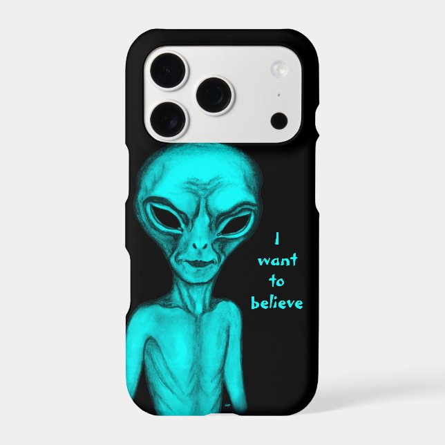 Grey Alien , I want to believe (Back)
