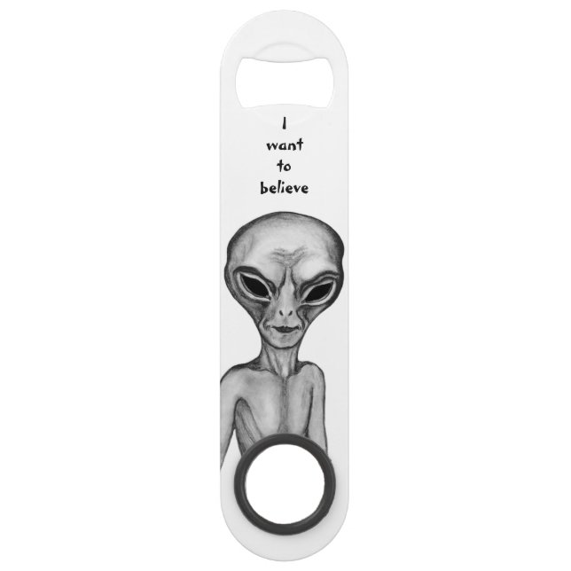 Grey Alien , I want to believe (Front)