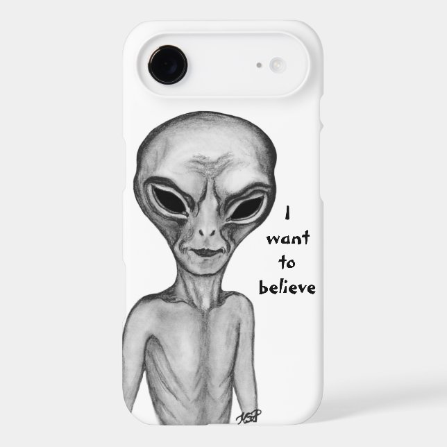 Grey Alien , I want to believe (Back)