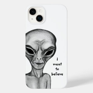 Grey Alien , I want to believe Case-Mate iPhone 14 Plus Case