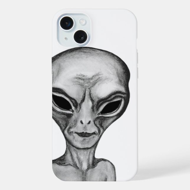 Grey Alien , I want to believe iPhone Case (Back)