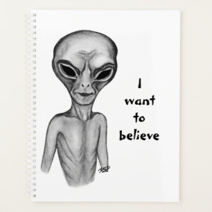 Grey Alien , I want to believe Planner