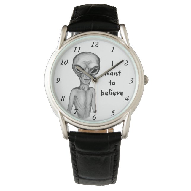 Grey Alien , I want to believe Watch (Front)