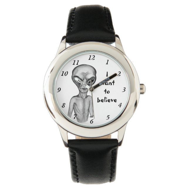 Grey Alien , I want to believe Watch (Front)