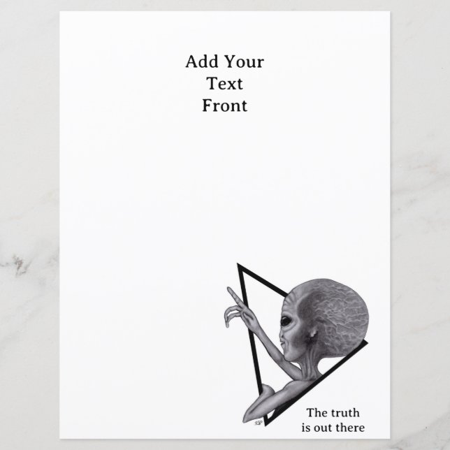 Grey Alien, the truth is out there (Front)
