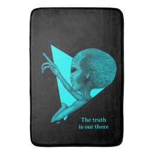 Grey Alien, the truth is out there Bath Mat