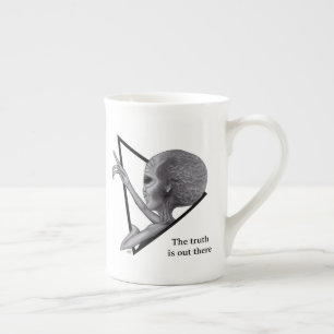 Grey Alien, the truth is out there Bone China Mug