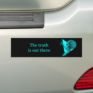 Grey Alien, the truth is out there Bumper Sticker