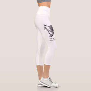 Grey Alien, the truth is out there Capri Leggings