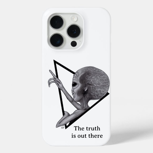 Grey Alien, the truth is out there Case-Mate iPhone Case (Back)
