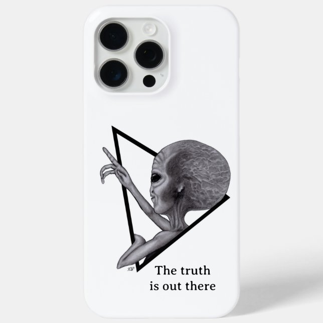 Grey Alien, the truth is out there Case-Mate iPhone Case (Back)