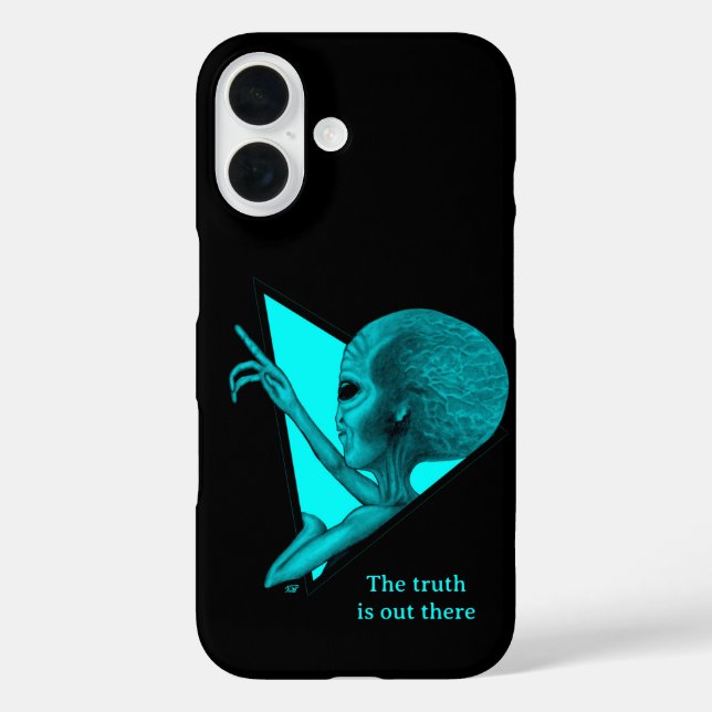 Grey Alien, the truth is out there Case-Mate iPhone Case (Back)