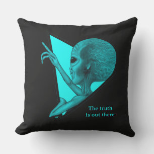 Grey Alien, the truth is out there Cushion