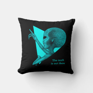 Grey Alien, the truth is out there Cushion