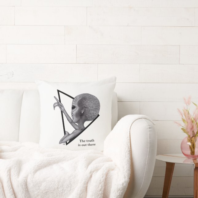 Grey Alien, the truth is out there Cushion (Couch)