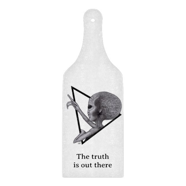 Grey Alien, the truth is out there Cutting Board (Front)
