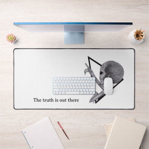 Grey Alien, the truth is out there Desk Mat