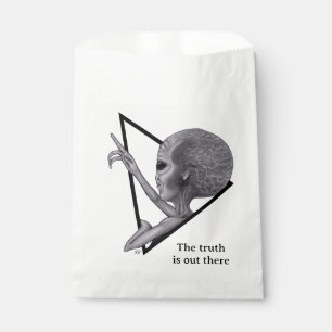 Grey Alien, the truth is out there Favour Bag