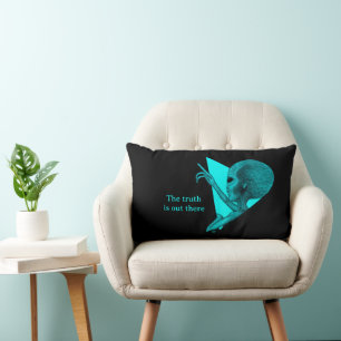 Grey Alien, the truth is out there Lumbar Cushion