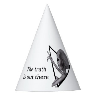 Grey Alien, the truth is out there Party Hat