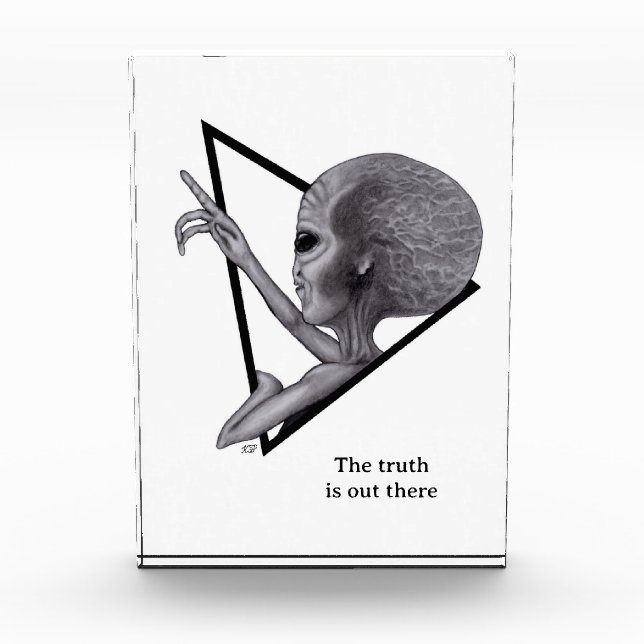 Grey Alien, the truth is out there Photo Block (Front)