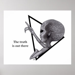 Grey Alien, the truth is out there Poster