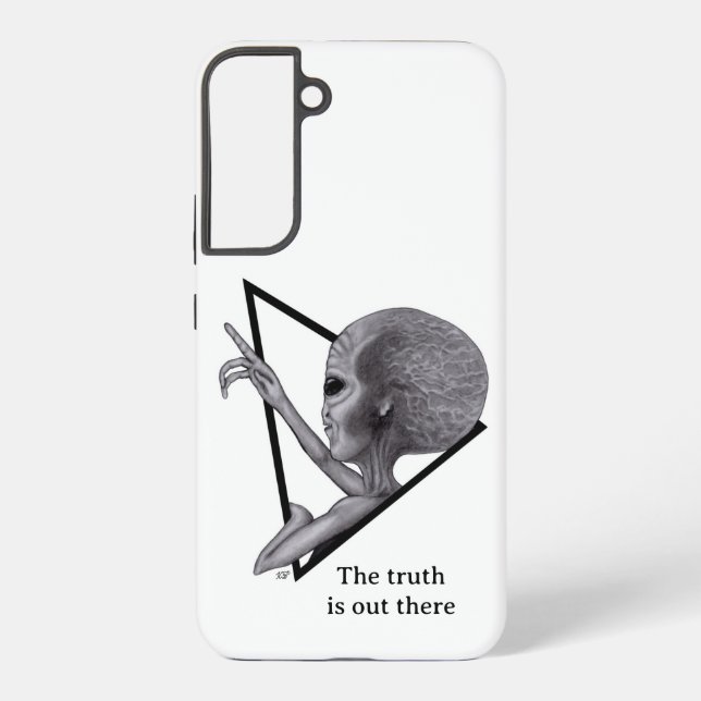 Grey Alien, the truth is out there Samsung Galaxy S22+ Case (Back)