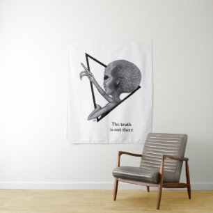 Grey Alien, the truth is out there Tapestry