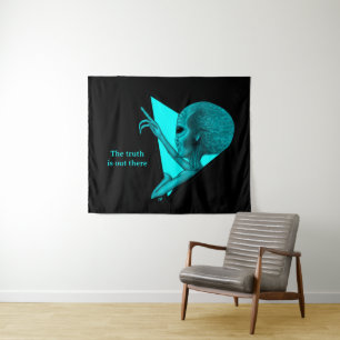 Grey Alien, the truth is out there Tapestry