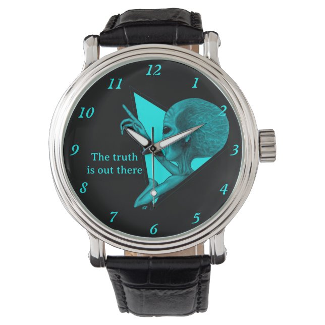 Grey Alien, the truth is out there Watch (Front)