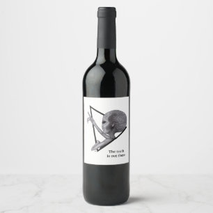 Grey Alien, the truth is out there Wine Label