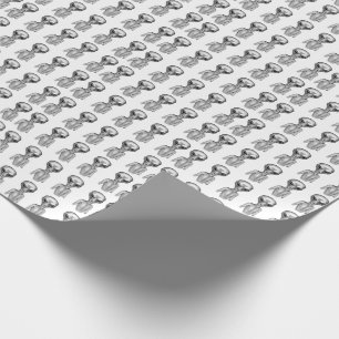Grey Alien Wrapping Paper