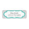 Grey and Aqua Asian Geometric Circles Pattern