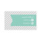 Grey and Aqua Modern Stripes and Ribbon