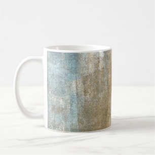 Grey and Beige Abstract Art Paintingabstract, art, Coffee Mug