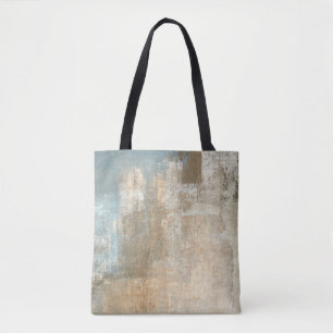 Grey and Beige Abstract Art Paintingabstract, art, Tote Bag