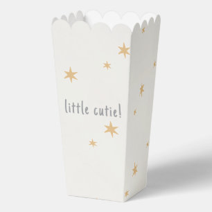 Grey And Beige Watercolor Baby Shower Favour Box