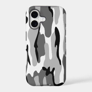 Grey And Black Camouflage iPhone 7 Case