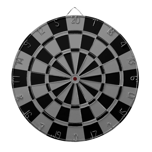 Grey And Black Dartboard (Front)