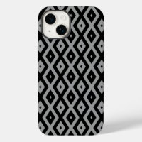 Grey and black diamond pattern