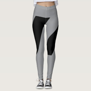 Grey and black Leggings 